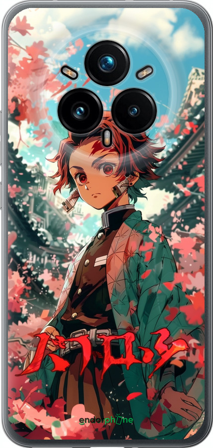 Силиконовый чехол Tanjiro Kamado для Realme 14 PRO + - 6132u-3968 изображение 