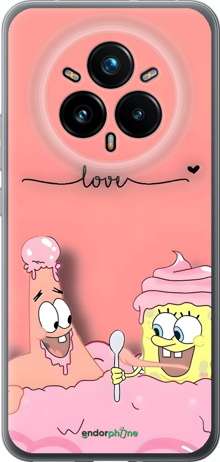 Силиконовый чехол Спанч Боб для Realme 14 PRO + - 6282u-3968 изображение 