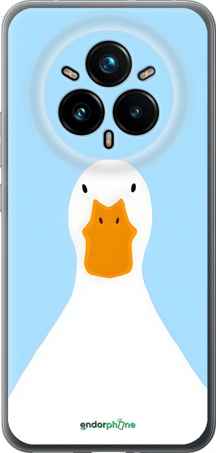 Силиконовый чехол Гусь для Realme 14 PRO + - 6350u-3968 изображение 