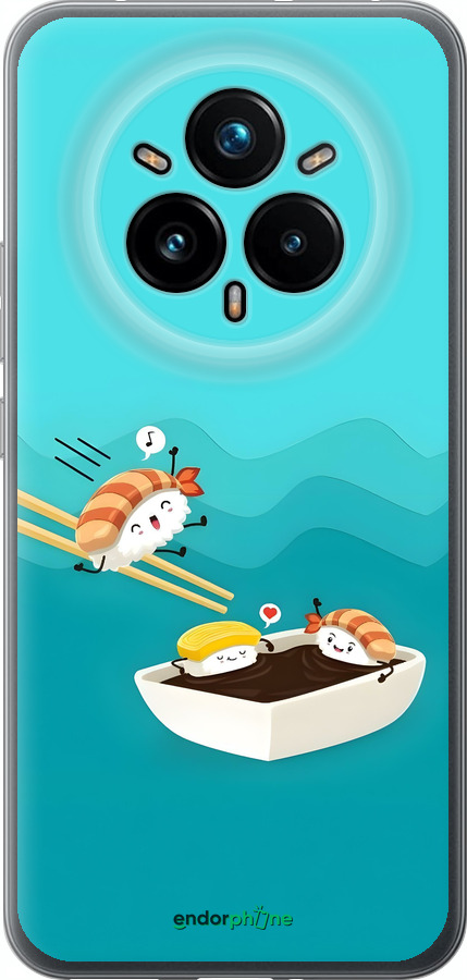 Силиконовый чехол Суши для Realme 14 PRO + - 6354u-3968 изображение 