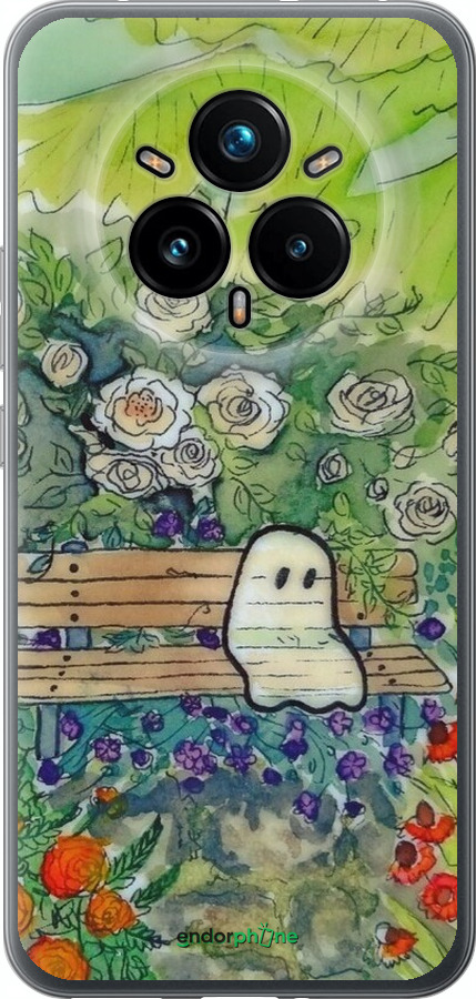 Силиконовый чехол Грустное привидение для Realme 14 PRO + - 6403u-3968 изображение 