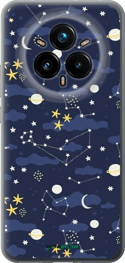 Силіконовий чехол Астрономічний візерунок для Realme 14 PRO + - 6446u-3968 изображение 