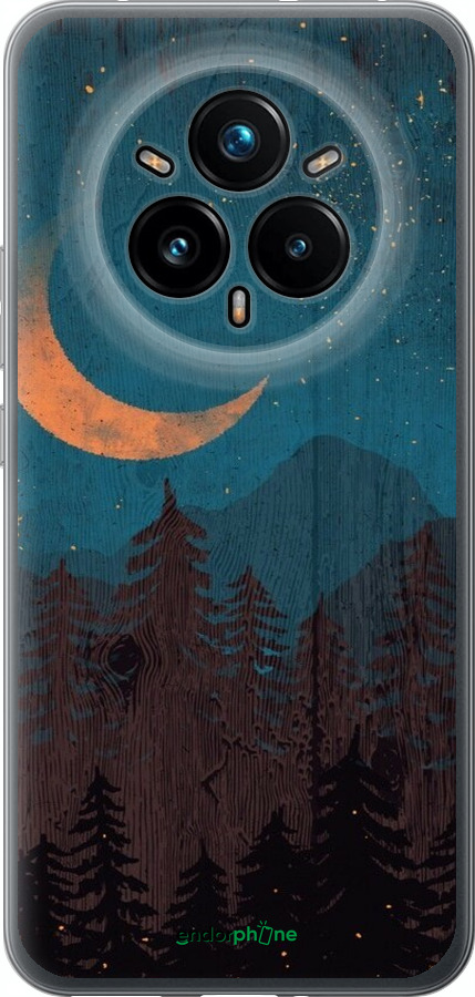 Силіконовий чехол Зоряний ліс для Realme 14 PRO + - 6480u-3968 изображение 