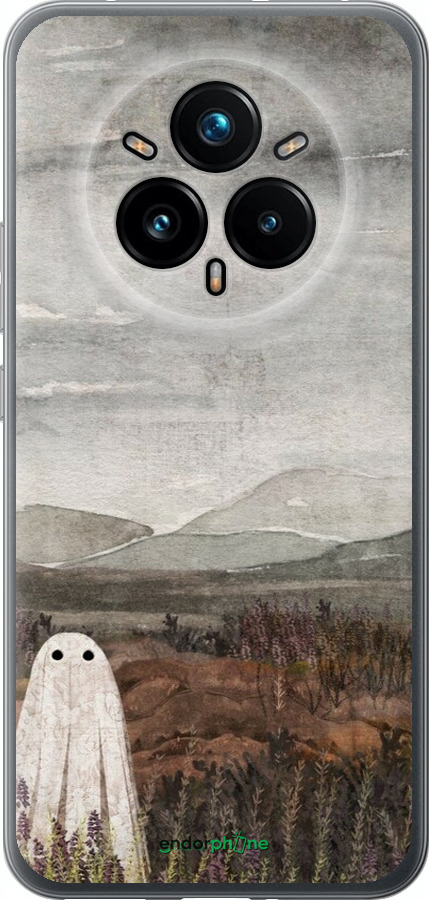 Силіконовий чехол Самотій привид на фоні гір для Realme 14 PRO + - 6486u-3968 изображение 