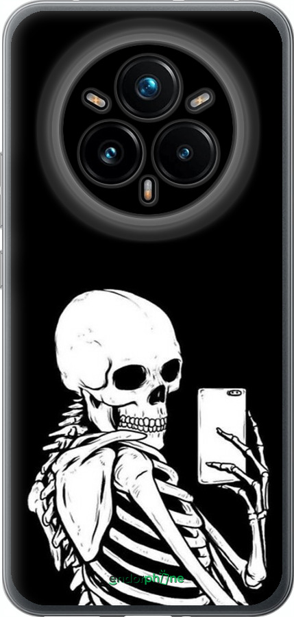 Силиконовый чехол Скелет делает Selfie для Realme 14 PRO + - 6535u-3968 изображение 