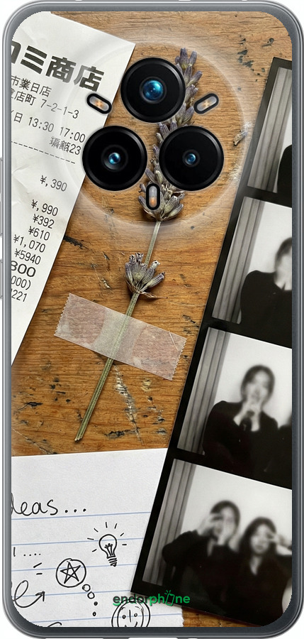 Силиконовый чехол Aesthetic Scrapbook Collage для Realme 14 PRO + - 6773u-3968 изображение 