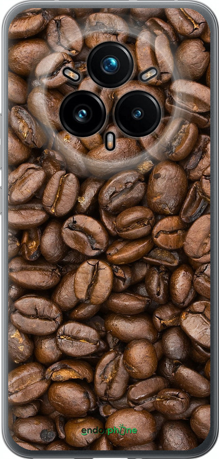 Силіконовий чехол Зерна кави для Realme 14 PRO + - 783u-3968 изображение 