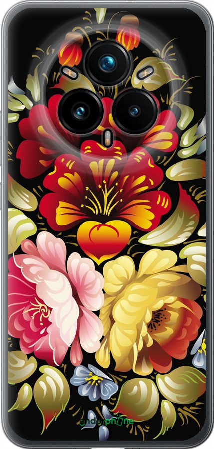 Силиконовый чехол Хохлома 6 для Realme 14 PRO + - 829u-3968 изображение 
