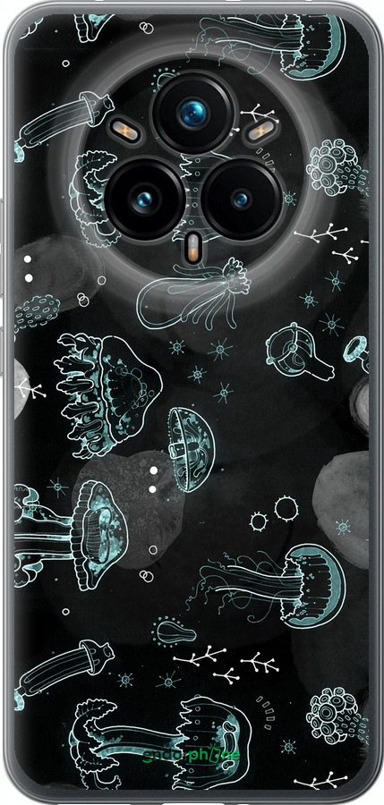Силиконовый чехол Медузы для Realme 14 PRO + - 906u-3968 изображение 