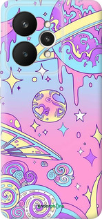 Силиконовый чехол Розовая галактика для Realme 15 / 15 PRO - 4146u-4137 изображение 
