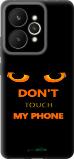 Силиконовый чехол Don't touch the phone для Realme 15 / 15 PRO - 4261u-4137 изображение 