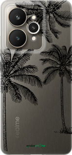 Силиконовый чехол Пальмы1 для Realme 15 / 15 PRO - 4634u-4137 изображение 