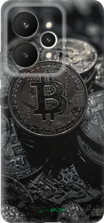Силіконовий чехол Black Bitcoin для Realme 15 / 15 PRO - 6090u-4137 изображение 