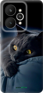 Силиконовый чехол 'Дымчатый кот' для Realme 15 / 15 PRO изображение 2