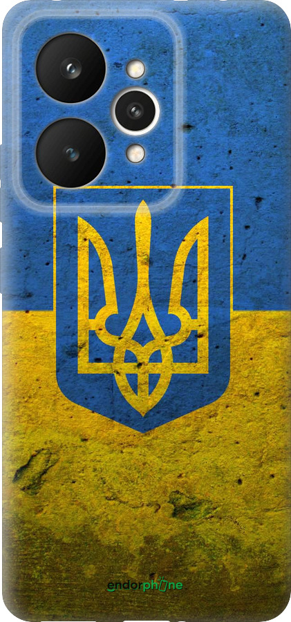 Силиконовый чехол Флаг и герб Украины 2 для Realme 15 / 15 PRO - 378u-4137 изображение 