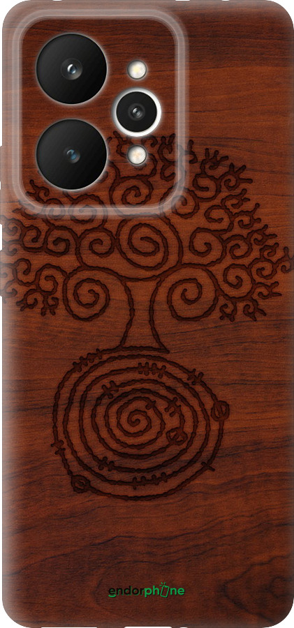 Силиконовый чехол Узор дерева для Realme 15 / 15 PRO - 4119u-4137 изображение 