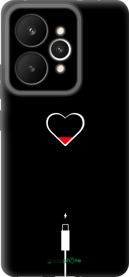 Силіконовий чехол Підзарядка серця для Realme 15 / 15 PRO - 4274u-4137 изображение 