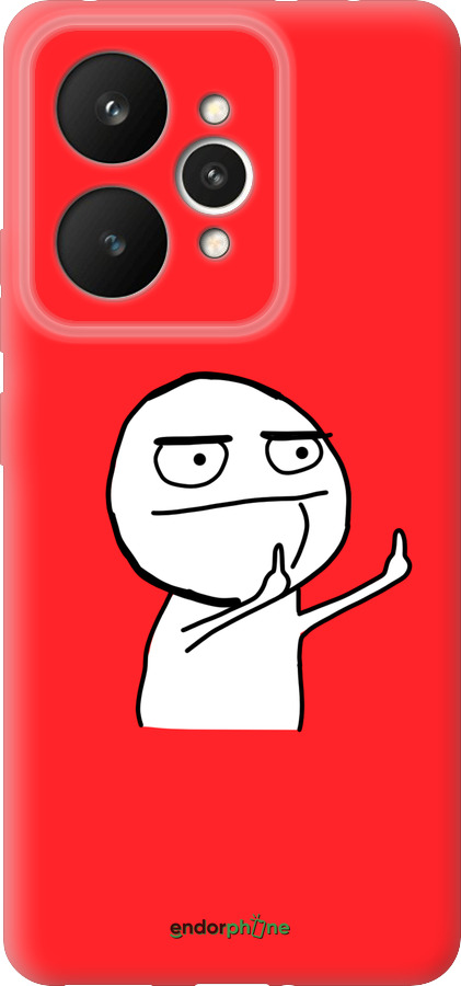 Силиконовый чехол Мем для Realme 15 / 15 PRO - 4578u-4137 изображение 