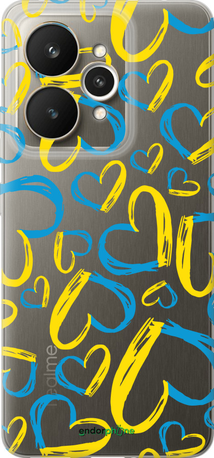 Силиконовый чехол Сердца UA для Realme 15 / 15 PRO - 5292u-4137 изображение 