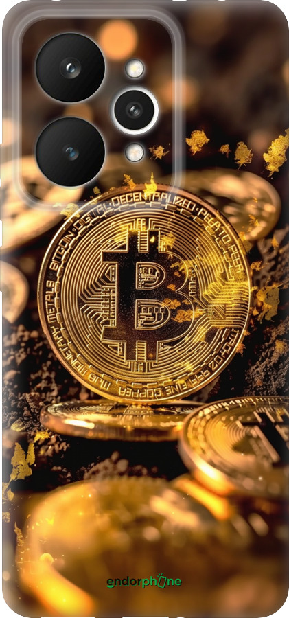 Силіконовий чехол Золота лихоманка біткойна для Realme 15 / 15 PRO - 6089u-4137 изображение 