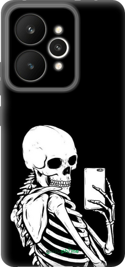 Силиконовый чехол Скелет делает Selfie для Realme 15 / 15 PRO - 6535u-4137 изображение 