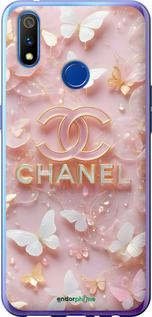 Силиконовый чехол Шанель для Realme 3 Pro - 6366u-1863 изображение 