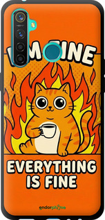 TPU чохол 'Funny Cat' для Realme 5 Pro зображення 5