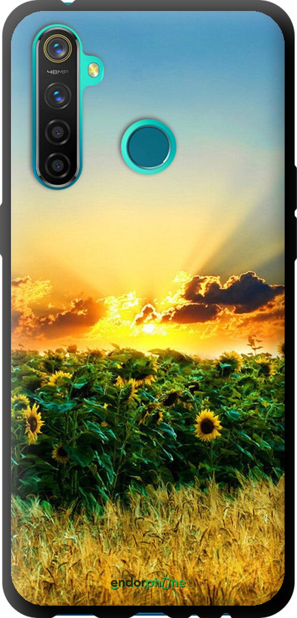 

TPU чорний чохол "Україна" для Realme 5 Pro