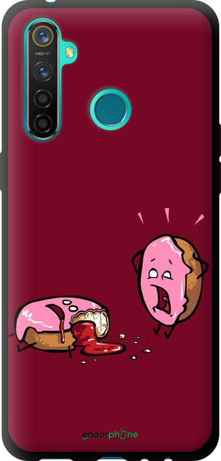 TPU чехол Печенье для Realme 5 Pro - 911b-1861 изображение 