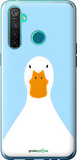 Силіконовий чехол Гусак для Realme 5 Pro - 6350u-1861 изображение 