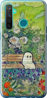 Силиконовый чехол Грустное привидение для Realme 5 Pro - 6403u-1861 изображение 