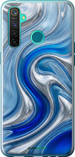 Силиконовый чехол Liquid Chrome для Realme 5 Pro - 6781u-1861 изображение 