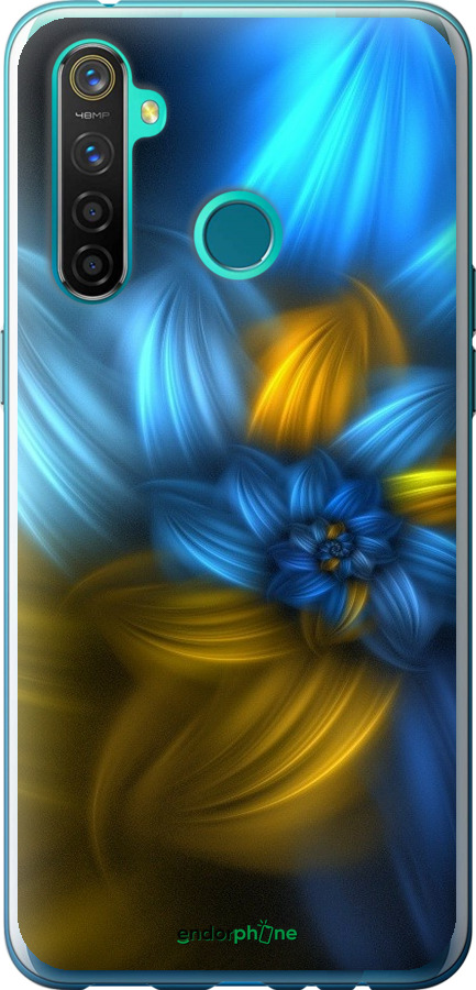 

Силіконовий чохол "Візерунок 46" для Realme 5 Pro, Синій