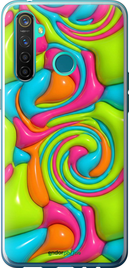 Силиконовый чехол Y2K Jelly Dream для Realme 5 Pro - 6780u-1861 изображение 