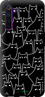 TPU чехол Із зображенням кішок для Realme 6 Pro - 6470b-1893 изображение 