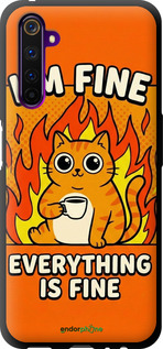 TPU чехол Funny Cat для Realme 6 Pro - 6786b-1893 изображение 