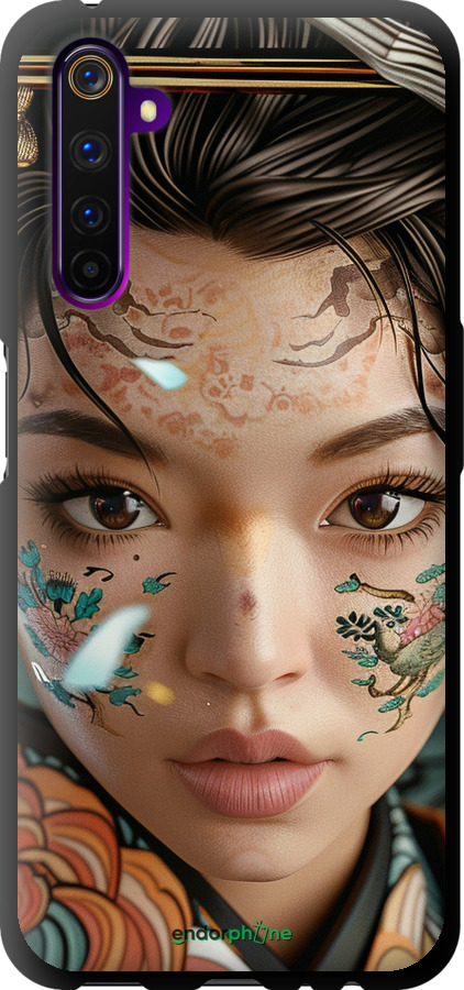 TPU чехол Взгляд души самурая для Realme 6 Pro - 6076b-1893 изображение 