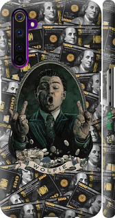 3D пластиковий матовий чехол Волк с валл стрит для Realme 6 Pro - 6287m-1893 изображение 