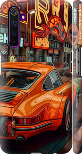 3D пластиковий матовий чехол Порше для Realme 6 Pro - 6334m-1893 изображение 