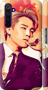 3D пластиковый матовый чехол Чимин для Realme 6 Pro - 6373m-1893 изображение 