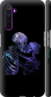 3D пластиковий матовий чехол Із зображенням скелета для Realme 6 Pro - 6537m-1893 изображение 