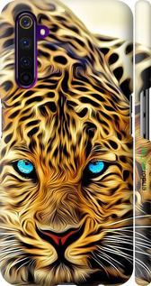 3D пластиковий матовий чехол Леопард для Realme 6 Pro - 6611m-1893 изображение 