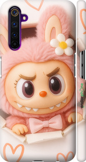 3D пластиковий матовий чехол Лабубу 2 для Realme 6 Pro - 6710m-1893 изображение 