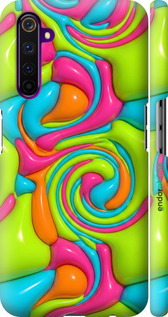 3D пластиковый матовый чехол Y2K Jelly Dream для Realme 6 Pro - 6780m-1893 изображение 