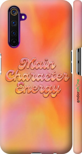 3D пластиковый матовый чехол Aura Gradient Main Character Energy Aesthetic Y2K для Realme 6 Pro - 6783m-1893 изображение 