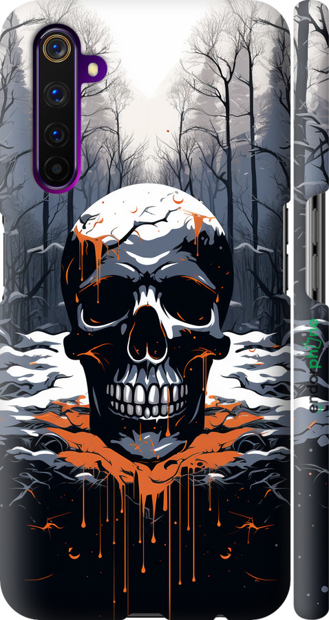 3D пластиковий матовий чехол Чохол для телефону для Realme 6 Pro - 5960m-1893 изображение 