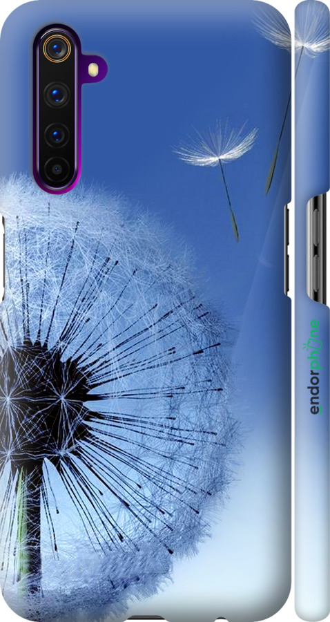 3D пластиковый матовый чехол Одуванчик для Realme 6 Pro - 6005m-1893 изображение 