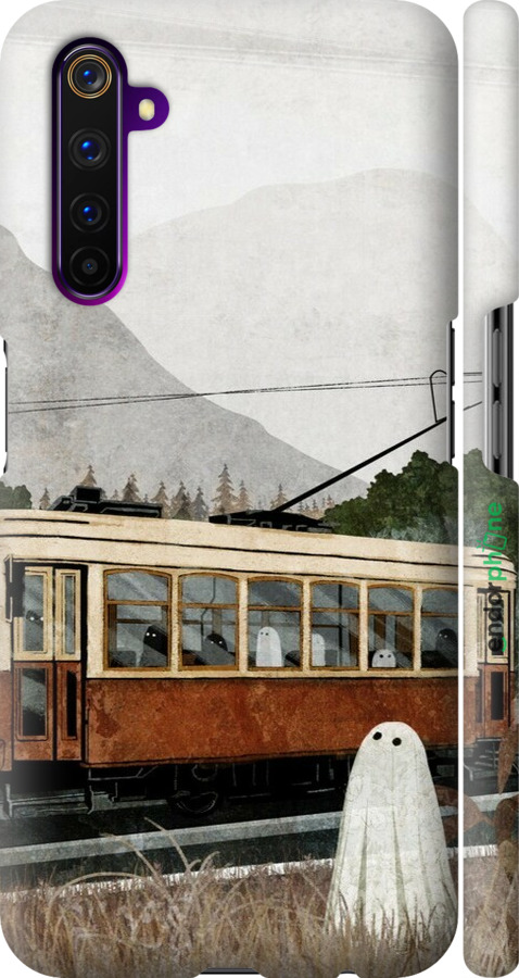 3D пластиковий матовий чехол Привид 2 для Realme 6 Pro - 6247m-1893 изображение 