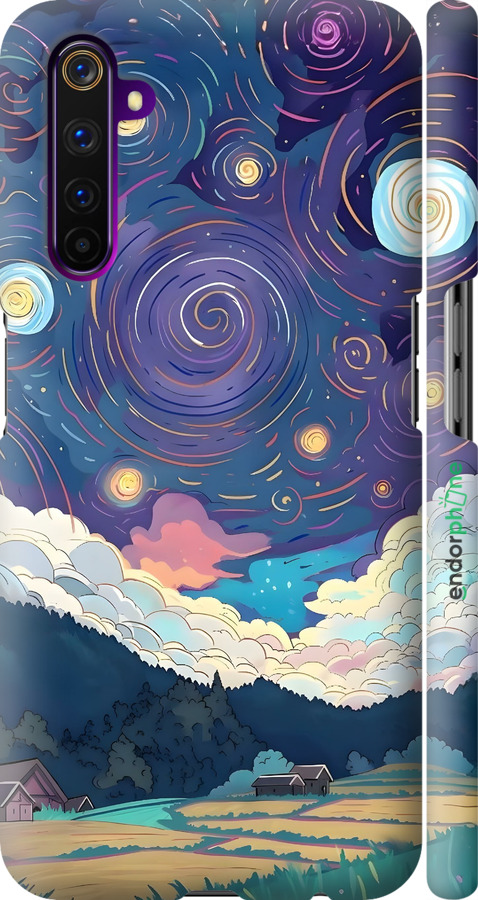 3D пластиковий матовий чехол Креативний арт для Realme 6 Pro - 6322m-1893 изображение 