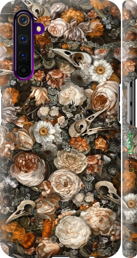 3D пластиковий матовий чехол У стилі бароко-похмурий для Realme 6 Pro - 6404m-1893 изображение 